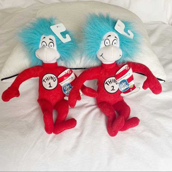 thing one and thing two stuffed animals